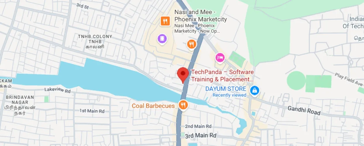 Velachery Branch Location Map